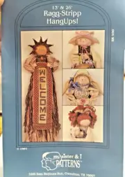 13" 26" Ragg Stripp Doll Hang Ups Craft SR 400 Pattern My Sister & I Patterns