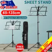 Foldable Sheet Music Stand Tripod Holder with Carry Bag Stage Performence NEW