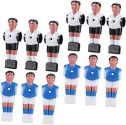 12pcs Football Machine Doll Foosball Table Accessory Soccer Player Doll Mini Soccer Player Simulation Football Athlete Soccer Athlete Model Mini Football Player Foosball Game