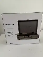 Crosley Cruiser Deluxe 3 Speed Record Turntable With Bluetooth - Slate Grey