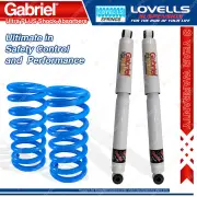 Rear Raised Gabriel 50mm Raised Shocks Lovells Springs for Patrol GU Y61 Hardtop