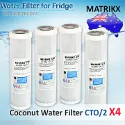 X4 Matrikx + CTO/2 Coconut Water Filter 5 Micron 10" (cb-cto-10)