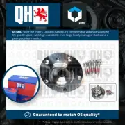 Wheel Bearing Kit fits MINI COUNTRYMAN COOPER R60 2.0D Rear 11 to 16 N47C20A QH