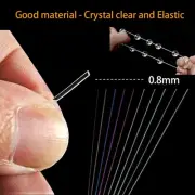 10 Rolls 150m Crystal String 0.8mm Handmade Stretchy Thread Elastic String Line