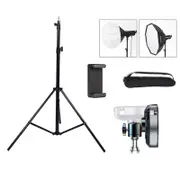 OZNALA Projectors Holder 360° Stand Rotate Rotating Adjustable Black Tripod Stand W/Bag