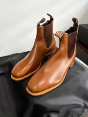 RM Williams Chelsea Boots in Nutmeg Brown custom size US 7F