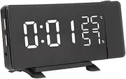 Marhynchus Large Display USB Digital Projection Alarm Clock Thermometer Hygrometer for Home Office Use