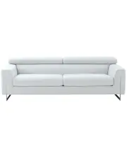 Pasargad Home Serena Modern Silver Sofa