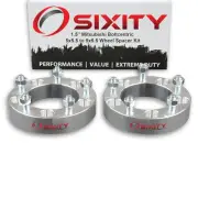 2pc 1.5" Wheel Spacers for Mitsubishi Raider Adapters Lugs Studs 5x5.5 hu (for: Mitsubishi)