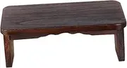 GANAZONO Zen Meditation Bench Kneeling Chair Foldable Stool Wood Stool for Home Use