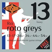 Rotosound R13 Nickel Heavy Gauge Electric Guitar Strings (13 17 26 34 44 54)