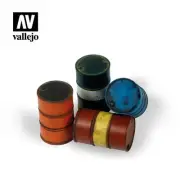 VALSC204 - Vallejo Scenics - 1:35 Modern Fuel Drums