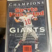 Giants Sports Illustrated Feb 16 2012 SUPER BOWL XLVI Eli MANNING Commemorative