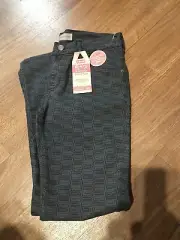 NWT Levis 512 Slim Taper Stretch Jeans Logo All Over Print Boys Sz. 16 (28x 28)