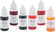 6 10ml Soap Dye Bottles Color DIY Dyes