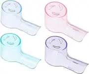 JECOMPRIS 4pcs Travel Toothbrush Dust Caps for Electric Toothbrush Compatible Series Lightweight Protective Hats for Easy Carrying