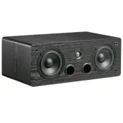 TDX Dual 4" 2-Way Bookshelf Center Channel Loud Speaker Bass Reflex Audio Black