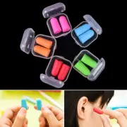 2set/4pcs Memory Foam Soft Earplugs Case Hearing Protection Ear Plugs Sl P_ro