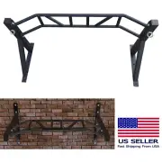 Pull Up Bar Wall Mount Multi function Chin up Home Gym Cable Pulley System 48 in