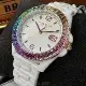 COACH38mm圓形白陶瓷錶殼白色錶盤陶瓷白錶帶款CH00167
