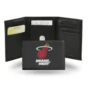 Rico Miami Heat Embroidered Tri-Fold Wallet