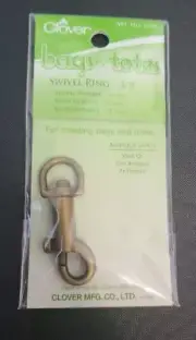 Clover Bags & Totes- works with O, D rings- 3/8" Swivel Ring Accessories