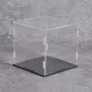 20cm Clear Square Acrylic Display Case Box