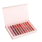 10Pcs Matte Lip Gloss Set Non Stick Boxed Low Gloss Lipstick Cosmetics IDM