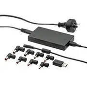 Targus 90W Slim & Light Laptop Charger + Phone/Tablet Charge - Dual Charge/Includes 2.1A USB Fast Charging Port/Easy Plug in Tablet,Smartphone.