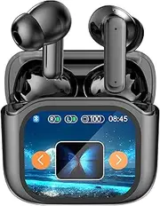 Instant Translator Earphone - LCD Touch Screen Earpiece Instant Translation, Supports 144 Languages and 4 Translation Modes, with Real Time Translator Earphone for iOS and Android Apps