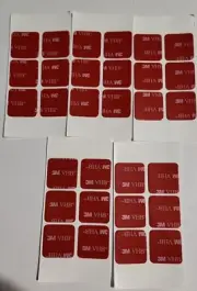 Double Sided Tape Heavy Duty 1in x 1in 30pcs, 3M VHB Mounting Tape Pad Sticke...