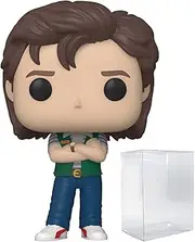 Funko POP [Stranger Things - Steve Harrington [Season 4] Video Store Outfit Vinyl Figure (Bundled with Compatible Box Protector Case), Multicolor, 3.75 inches