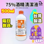 【75%醫用酒精系列 500ML】500ML 消毒酒精 酒精清潔液 酒精噴瓶 生發酒精 克司博酒精 唐鑫酒精 醫強酒精