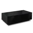 NNEDSZ Modern Coffee Table 4 Storage Drawers High Gloss Living Room Furniture Bl