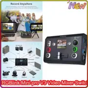 RGBlink Mini pro V3 Video Mixer Switcher HDMI-compatible USB-A PTZ Controller