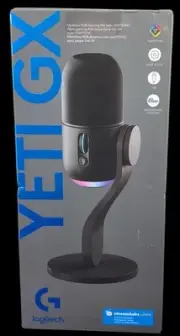 Yeti GX 988-000567 Dynamic RGB Gaming Mic W/ LightSync NEW