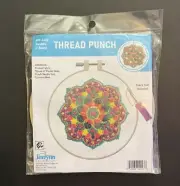 NEW Jalynn Needlecraft Thread Punch Kit 6” Round Mandala 997-2404 Arts Crafts