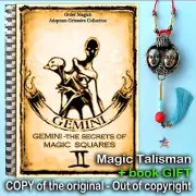 Antique Book Astrology Occult Magic Esoteric Numerology Kabbalistic Gemini Sign