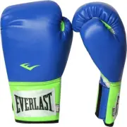 EVERLAST 12 OZ PRO STYLE TRAINING GLOVES BLUE HEAVY BAG MITT WORK SPARRING