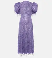 [Rotate] Rotate Noon sequined midi dress AU 6 purple