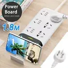 1.8M Power Strip Universal 6 Socket Adaptor USB Ports Smart Power Board AU Plug