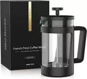 Small French Press 12 Oz, Mini French Press Coffee Maker 1 Cup, Single Serve Cof