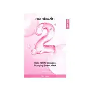 numbuzin - No.2 Rose PDRN Collagen Plumping Sheet Mask 33ml x 1 sheet