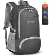 Lightweight Packable Backpack 30L, Foldable Hiking Backpacks Medium Dimgray
