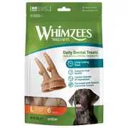 Whimzees Antler Value Bag Dog Treat L 6pk