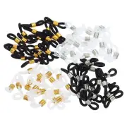 Eyeglass Chain Connector Assorted 80pcs Strap Holder Chain End Loop Multi Colors
