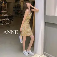 在飛比找蝦皮商城優惠-ANNE｜細肩帶洋裝 吊帶雪紡洋裝 吊帶洋裝 吊帶裙【AD2