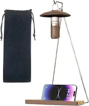 Camping Light Pole,Triangular Folding Cell Phone Stands Lantern Holder - Camping Furniture for Thanksgiving, Christmas