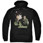 Hoodie - G I BLUES Pull-Over Sweatshirt classic
