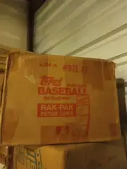 1987 TOPPS BASEBALL RAK-PAK RACK PACK CASE 6 box case